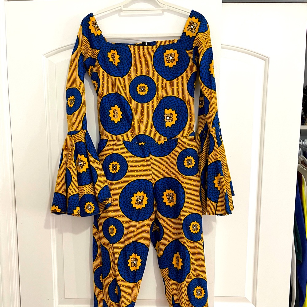 African print jumpsuit